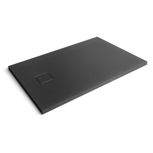 Cadita de dus Pro Exclusiv dreptunghiulara negru 100 x 80 x 4 cm