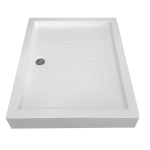 Cadita de dus Pro MO-SXL03E dreptunghiulara alb 120 x 80 x 15 cm - Img 3
