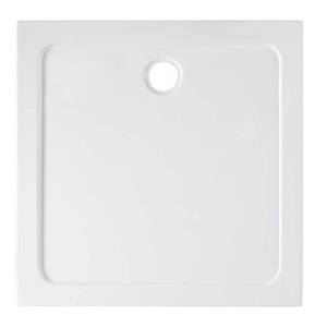 Cadita de dus slim 100x100 alb ST06A - Img 4