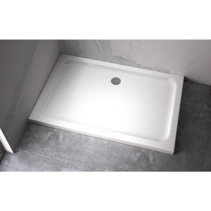 Cadita dus alba slim si dreptunghiulara 110 x 80 cm alba ST03B - Img 6
