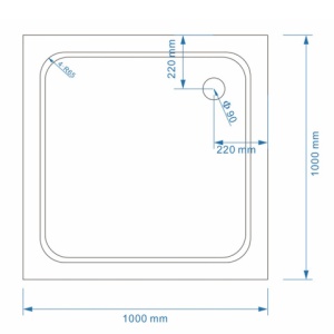 Cadita dus slim Silk alb 100x100cm - Img 12