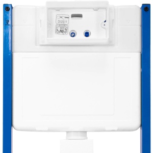 Cadru cu rezervor incastrat pentru WC, Clapeta de actionare inclusa F Light Gold - Img 4