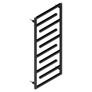 Calorifer de baie tip portprosop Anika negru mat – 138 x 60 cm - Img 5
