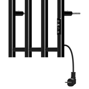 Calorifer electric portprosop Kasjan 140.5 x 34.6 cm, 250W, negru mat - Img 14