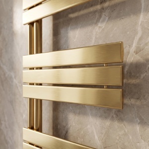 Calorifer electric, portprosop, Rea Marvo 90 x 50 cm, Auriu Mat - Img 5