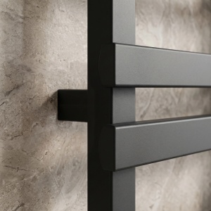 Calorifer electric, protprosop, REA NORI 90x50 Negru Mat - Img 7