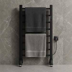 Calorifer electric TAAL-BL 200W pentru baie 91x50, negru - Img 13