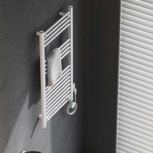 Calorifer electric vertical KATLA-WH 250W pentru baie 100x50, alb - Img 9