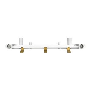 Calorifer portprosop pentru baie Yasur 120 x 50 cm alb - Img 9