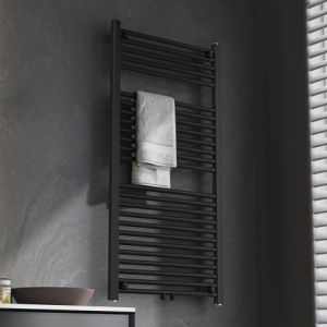 Calorifer vertical CORSO-BL-1 pentru baie 120x60, negru - Img 5