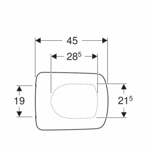 Capac wc softclose Geberit Selnova Square fixare de sus cu balamale Quick Release - Img 4