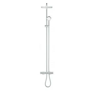 Coloana de dus cu baterie termostatata si pipa cada Grohe Tempesta Cosmopolitan 250 Cube - Img 4