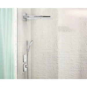 Cot conector dus Hansgrohe FixFit Square crom - Img 2