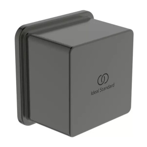 Cot conector perete Ideal Standard Atelier Conca gri Magnetic Grey - Img 1