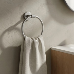 Cuier de baie Rea Ring Galo Brush Nickel 5710 - Img 2