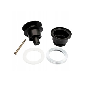 Dop universal pentru lavoar KLIK-KLAK, sistem push-up ,culoare la alegere:negru mat sau alb mat - Img 2