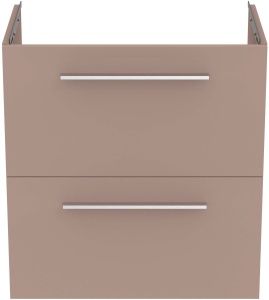 Dulap baza suspendat Ideal Standard i.Life S 60 x 37.5 x 63 cm 2 sertare gri bej mat - Img 2