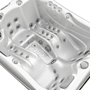 Jacuzzi de gradina alb perlat exterior cafeniu PRO 530 pentru 3 persoane 210 x 170 x 90 cm - Img 15