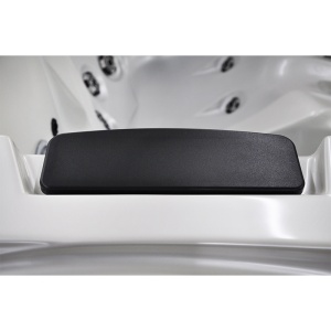 Jacuzzi pentru gradina alb perlat cu exterior antracit PRO-749 pentru 2 persoane 200 x 135 x 80 cm - Img 16