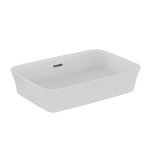 Lavoar pe blat Ideal Standard Atelier Ipalyss 55 cm alb lucios cu preaplin