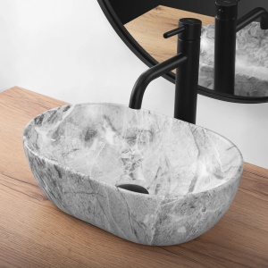 Lavoar pe blat Rea AMELIA MINI STONE MATT - Img 3