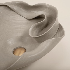 Lavoar pe blat Rea HM-12 Handmade Art ceramic - Img 7