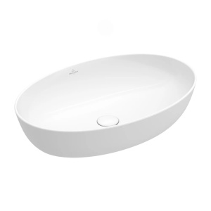 Lavoar pe blat Villeroy&Boch Artis TitanCeram alb Alpin CeramicPlus 61x41 cm