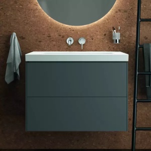 Lavoar pe mobilier Ideal Standard Atelier Extra alb lucios cu orificiu preaplin 81 cm - Img 10