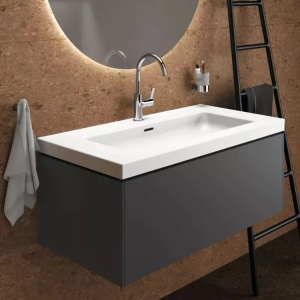 Lavoar pe mobilier Ideal Standard Atelier Extra alb mat 101 cm - Img 9