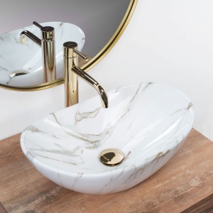 Lavoar pentru blat REA Royal Mini Aiax Shiny - Img 3