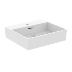 Lavoar suspendat Ideal Standard Atelier Extra alb mat cu orificiu baterie si preaplin 50 cm - Img 11