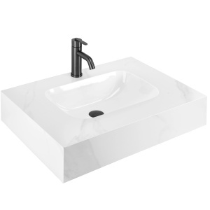 Lavoar suspendat REA Aresa Belt White 70