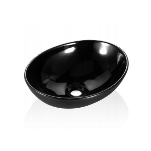 Lavoar Vera black, 40,7 x 33,1 x 13,5 cm
