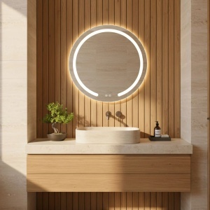 Oglindă baie LED cu dezaburire 100cm Modern - Img 2