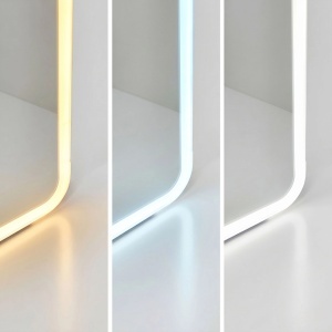 Oglinda cu LED Rea Classico White 50x160cm - Img 5
