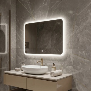 Oglindă de baie cu LED 80x60 cm TOP-3 - Img 4