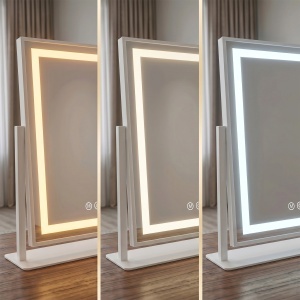 Oglindă LED Lumi White 30x40 cm, 3 temperaturi culoare - Img 4