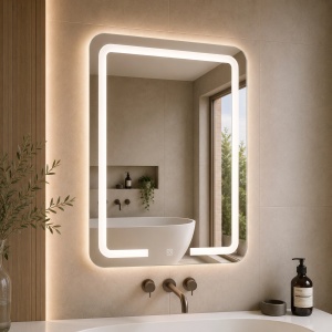 Oglindă LED Rea SAB-3436, dimensiuni 60x80cm - Img 3