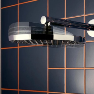 Palarie de dus rotunda Hansgrohe Activera S EcoSmart 24 cm crom lucios 1 functie - Img 6