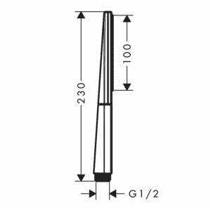 Para de dus Hansgrohe Rainfinity 130 crom lucios 1 tip de jet - Img 4