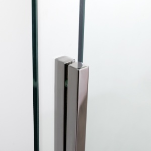 Perete de dus cu rame cromate, sticla 8mm, Astra CH-A-90, 90 cm - Img 14