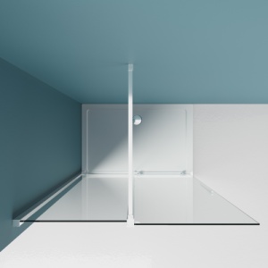 Perete de dus culisant Veldman Lea crom 70 x 195 cm sticla 8 mm - Img 4