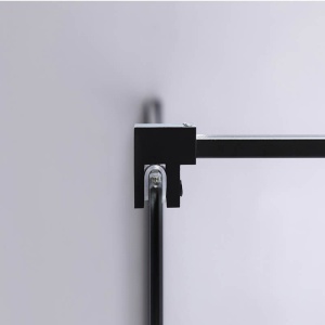 Perete de dus din sticla securizata 8mm cu rame negre SH05B 80 x 2000 cm - Img 10