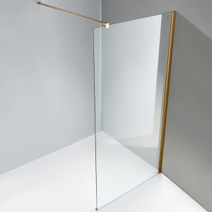 Perete de dus Walk-In SH07B, Dimensiune 80cm, Culoare Auriu - Img 4