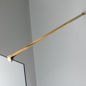 Perete de dus Walk-In SH07B, Dimensiune 80cm, Culoare Auriu - Img 14