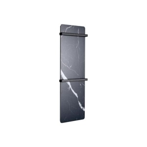 Radiator Electric StoneLine 90x30cm, Imitatie de piatra, Culoare Negru