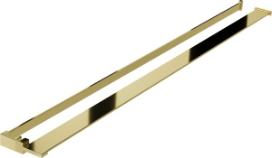 Raft dus cu cuier pentru prosop, Auriu dimensiune 140cm, decupabil