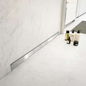 Rigola de duș liniară cu sifon fix si montaj pe perete Wall DL09 50 cm – Inox - Img 14