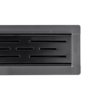 Rigola de duș liniară cu sifon fix și randament ridicat Classic DL01 80 cm – Negru - Img 17