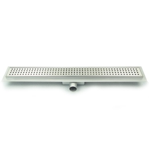 Rigola de duș liniară cu sifon fix și randament ridicat Qube DL01 80 cm – inox - Img 12